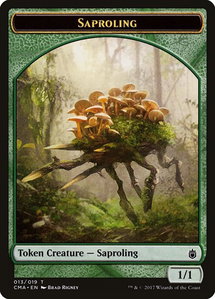 Saproling Token (013) - Commander Anthology (CMA) #13 - Token Magic: The Gathering Trading Card