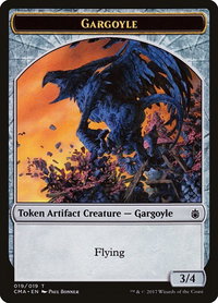 Gargoyle Token (019) - Commander Anthology (CMA) #19 - Token Magic: The Gathering Trading Card