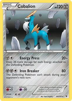Cobalion - 84/101 (Battle Arena Deck Exclusive) - Deck Exclusives Pokémon trading card