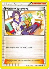Professor Sycamore - 107a/122 (Non-Holo) - Alternate Art Promos (PR) #107a/122 - Rare Pokémon Trading Card