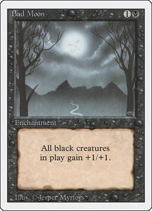 Bad Moon - Revised Edition (3ED) #94 - Rare Magic: The Gathering Trading Card