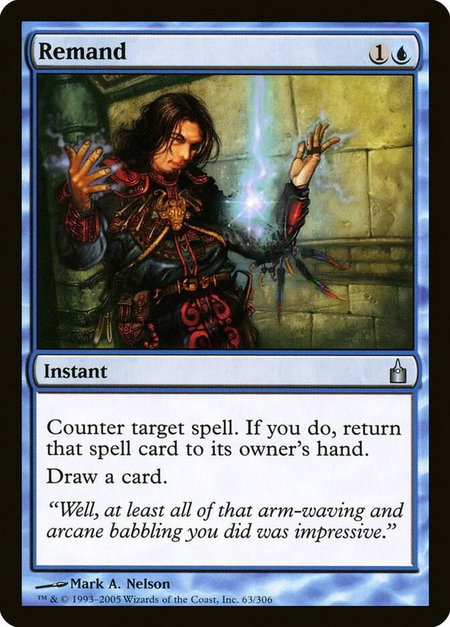 Remand - Ravnica: City of Guilds Magic: The Gathering trading card