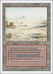 Badlands - Revised Edition (3ED) #null - Rare Magic: The Gathering Trading Card
