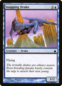Snapping Drake - Ravnica: City of Guilds (RAV) #64 - Common Magic: The Gathering Trading Card