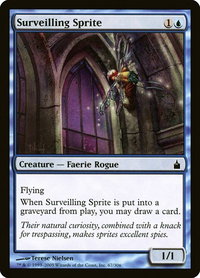 Surveilling Sprite - Ravnica: City of Guilds (RAV) #67 - Common Magic: The Gathering Trading Card
