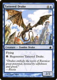 Tattered Drake - Ravnica: City of Guilds (RAV) #68 - Common Magic: The Gathering Trading Card
