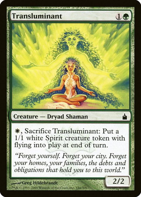 Transluminant - Ravnica: City of Guilds Magic: The Gathering trading card