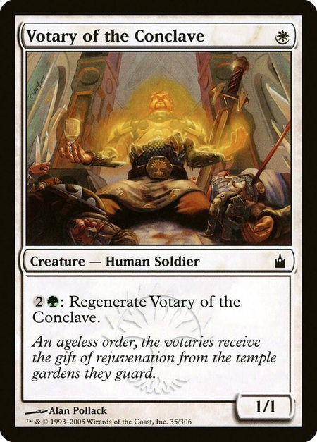 Votary of the Conclave - Ravnica: City of Guilds Magic: The Gathering trading card