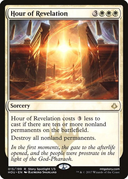 Hour of Revelation trading card from Hour of Devastation Hour of Revelation - Hour of Devastation Magic: The Gathering trading card
