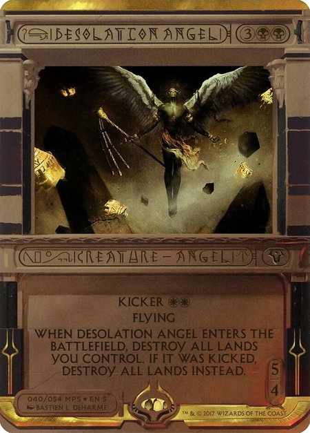 Desolation Angel - Masterpiece Series: Amonkhet Invocations Magic: The Gathering trading card