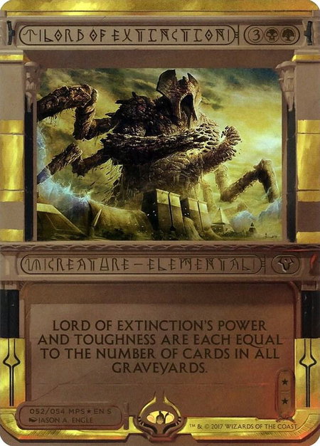 Lord of Extinction - Masterpiece Series: Amonkhet Invocations Magic: The Gathering trading card