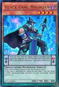 Black Fang Magician - Pendulum Evolution (PEVO) #PEVO-EN004 - Ultra Rare YuGiOh Trading Card