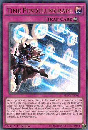 Time Pendulumgraph trading card from Pendulum Evolution Time Pendulumgraph - Pendulum Evolution YuGiOh trading card