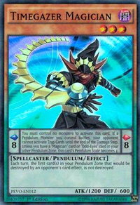Timegazer Magician - Pendulum Evolution (PEVO) #PEVO-EN012 - Super Rare YuGiOh Trading Card