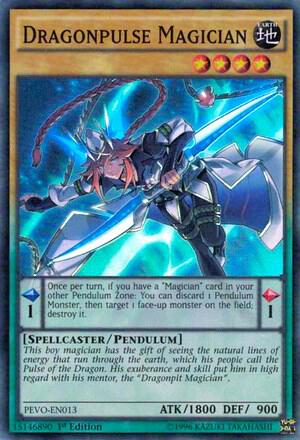 Dragonpulse Magician trading card from Pendulum Evolution Dragonpulse Magician - Pendulum Evolution YuGiOh trading card