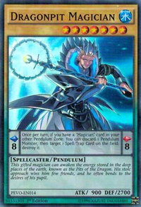 Dragonpit Magician - Pendulum Evolution (PEVO) #PEVO-EN014 - Super Rare YuGiOh Trading Card