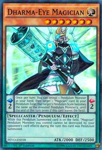 Dharma-Eye Magician - Pendulum Evolution (PEVO) #PEVO-EN018 - Super Rare YuGiOh Trading Card