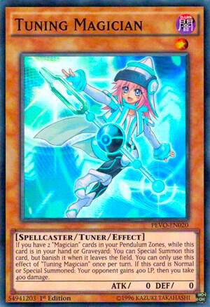 Tuning Magician trading card from Pendulum Evolution Tuning Magician - Pendulum Evolution YuGiOh trading card