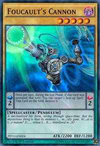 Foucault's Cannon - Pendulum Evolution (PEVO) #PEVO-EN024 - Super Rare YuGiOh Trading Card