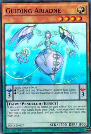 Guiding Ariadne trading card from Pendulum Evolution Guiding Ariadne - Pendulum Evolution YuGiOh trading card