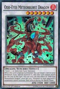 Odd-Eyes Meteorburst Dragon - Pendulum Evolution (PEVO) #PEVO-EN032 - Super Rare YuGiOh Trading Card