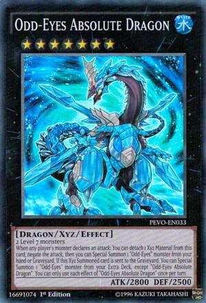 Odd-Eyes Absolute Dragon trading card from Pendulum Evolution Odd-Eyes Absolute Dragon - Pendulum Evolution YuGiOh trading card
