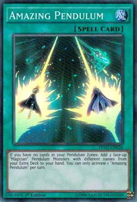 Amazing Pendulum - Pendulum Evolution (PEVO) #PEVO-EN034 - Super Rare YuGiOh Trading Card