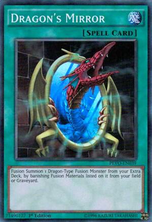 Dragon's Mirror trading card from Pendulum Evolution Dragon's Mirror - Pendulum Evolution YuGiOh trading card