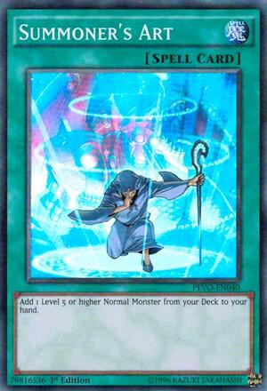 Summoner's Art trading card from Pendulum Evolution Summoner's Art - Pendulum Evolution YuGiOh trading card