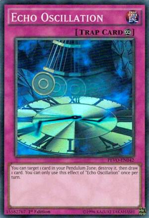 Echo Oscillation trading card from Pendulum Evolution Echo Oscillation - Pendulum Evolution YuGiOh trading card