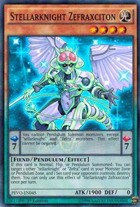 Stellarknight Zefraxciton - Pendulum Evolution (PEVO) #PEVO-EN045 - Super Rare YuGiOh Trading Card