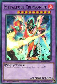 Metalfoes Crimsonite - Pendulum Evolution (PEVO) #PEVO-EN053 - Super Rare YuGiOh Trading Card