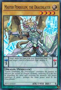 Master Pendulum, the Dracoslayer - Pendulum Evolution (PEVO) #PEVO-EN059 - Super Rare YuGiOh Trading Card