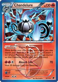 Chandelure - 16/116 (BW Plasma Freeze) - Deck Exclusives (PR) #016/116 - Rare Pokémon Trading Card