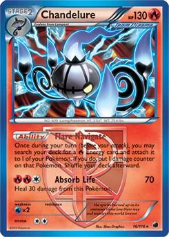 Chandelure - 16/116 (BW Plasma Freeze) - Deck Exclusives Pokémon trading card