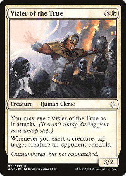 Vizier of the True - Hour of Devastation Magic: The Gathering trading card