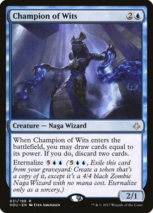 Champion of Wits - Hour of Devastation (HOU) #31 - Rare Magic: The Gathering Trading Card