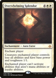 Overwhelming Splendor - Hour of Devastation (HOU) #19 - Mythic Rare Magic: The Gathering Trading Card