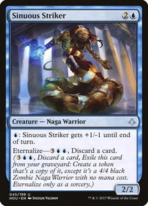 Sinuous Striker - Hour of Devastation (HOU) #45 - Uncommon Magic: The Gathering Trading Card