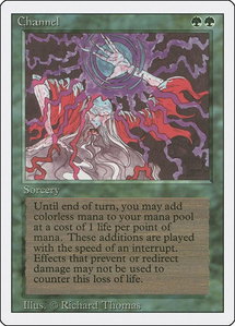Channel - Revised Edition (3ED) #null - Uncommon Magic: The Gathering Trading Card