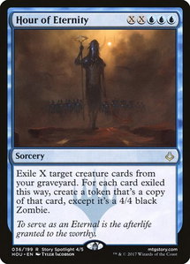 Hour of Eternity - Hour of Devastation (HOU) #36 - Rare Magic: The Gathering Trading Card