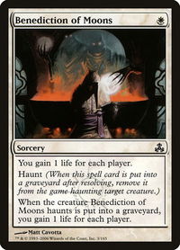 Benediction of Moons - Guildpact (GPT) #3 - Common Magic: The Gathering Trading Card