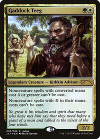 Gaddock Teeg - Judge Promos (JDG) #3 - Promo Magic: The Gathering Trading Card