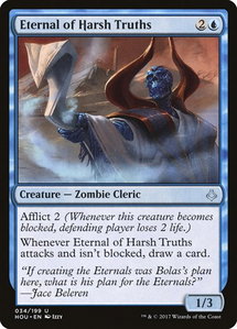 Eternal of Harsh Truths - Hour of Devastation (HOU) #34 - Uncommon Magic: The Gathering Trading Card