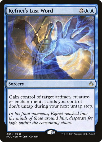 Kefnet's Last Word - Hour of Devastation Magic: The Gathering trading card