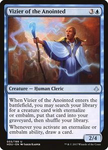 Vizier of the Anointed - Hour of Devastation (HOU) #55 - Uncommon Magic: The Gathering Trading Card