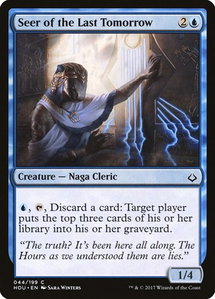 Seer of the Last Tomorrow - Hour of Devastation (HOU) #44 - Common Magic: The Gathering Trading Card