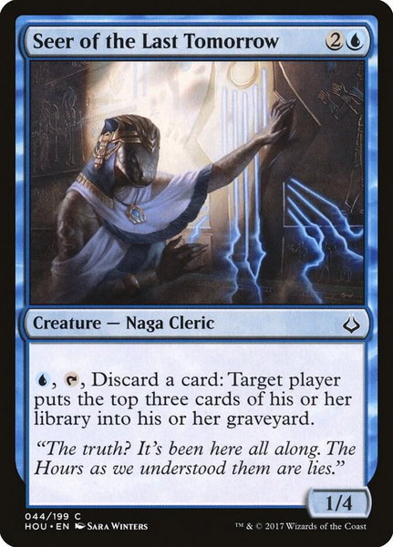 Seer of the Last Tomorrow - Hour of Devastation Magic: The Gathering trading card