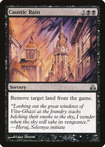 Caustic Rain - Guildpact (GPT) #44 - Uncommon Magic: The Gathering Trading Card