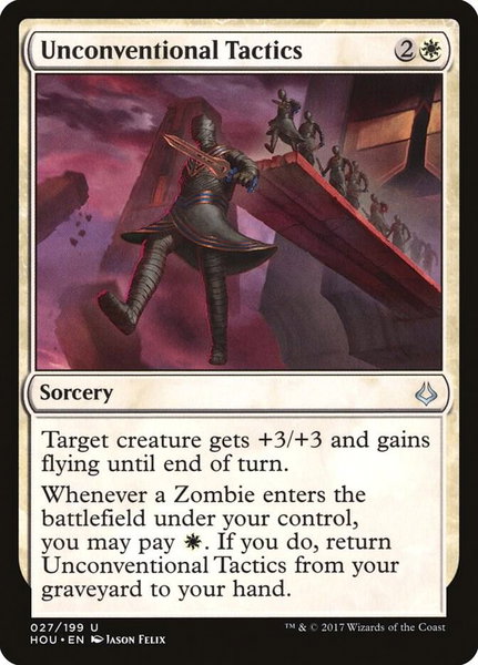 Unconventional Tactics - Hour of Devastation Magic: The Gathering trading card